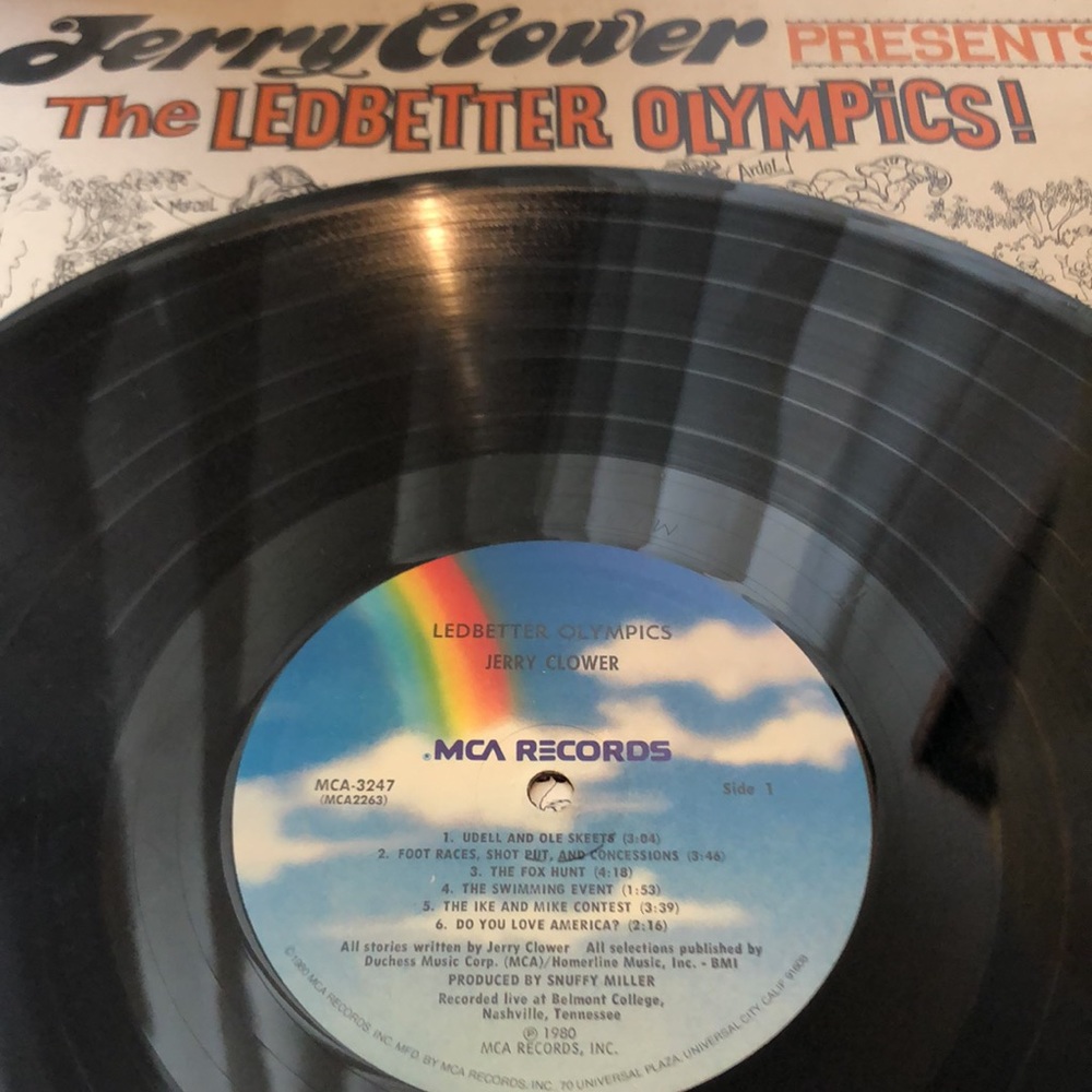 Jerry Clower The Ledbetter Olympics Vinyl Lp